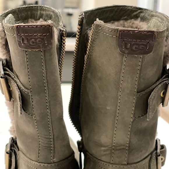 UGG boots. Beautiful Forrest green color. Hardly worn. Size 8.5 - Picture 3 of 7